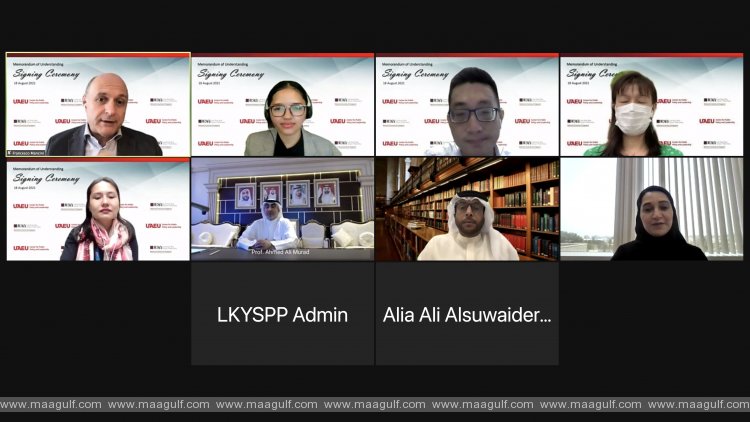 Academic cooperation between the UAEU Center for Public Policy and Leadership and the Lee Kuan Yew School of Public Policy